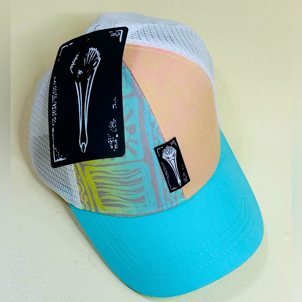 Mad Pelican Crazy Squares Knucklehead Snapback Hat - NWT